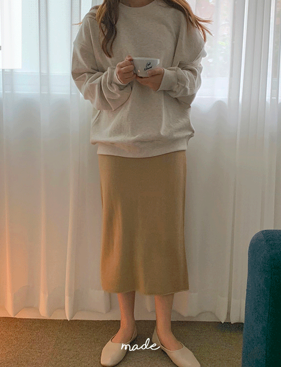 autumn made knit skirt