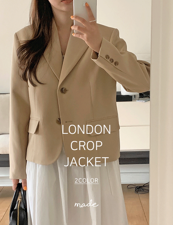 런던 크롭 자켓 - made jacket