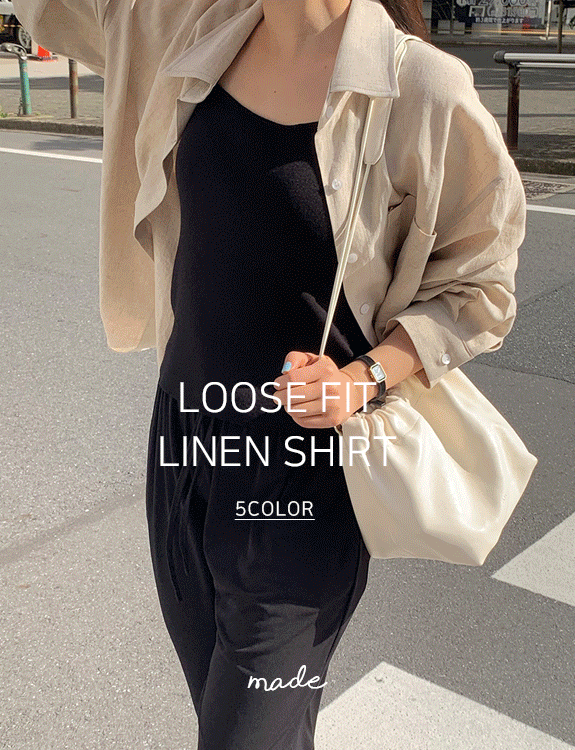 [당일출고]소프 루즈핏 린넨 셔츠 - made shirt